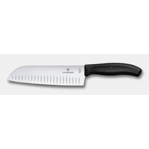 Cutit Victorinox Swiss Classic Santoku, lama 17cm, Black 6.8523.17G