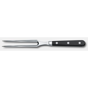 Furculita pentru friptura Victorinox Grand Maitre Carving Fork Wood, 15cm, Black 7.7233.15G