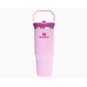 Pahar termoizolant Stanley The IceFlow Flip Straw Tumbler 2.0, 0.89L, Cherry Blossom 10-12043-078