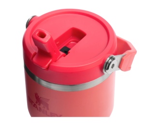Pahar termoizolant The IceFlow Flip Straw Tumbler 2.0, 0.6L, Hot Coral 10-12044-050 - Img 3