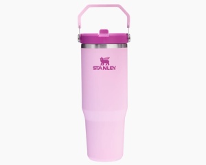 Pahar termoizolant The IceFlow Flip Straw Tumbler 2.0, 0.89L, Cherry Blossom 10-12043-078 - Img 1