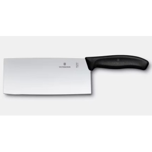 Cumpara Satar Victorinox Chinese Chefs Knife, lama 18cm, Black 6.8563.18B