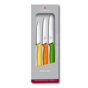 Set cutite curatat Victorinox Swiss Classic Paring Set, 3 piese, Multicolor 6.7116.31G