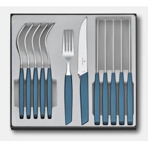 Set Victorinox Swiss Modern Table Set, 12 piese, Blue 6.9096.12W2.12