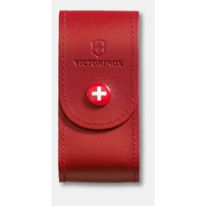 Teaca Victorinox din piele, 101mm, Red 4.0521.1