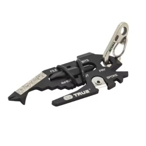 Breloc Multifunctional True Utility Fishface,90 mm, Black TU206K