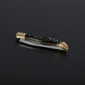 Briceag Laguiole en Aubrac, maner Corn Bivol African, lama 12cm - LGL0312CBL/FSI1 - Img 4