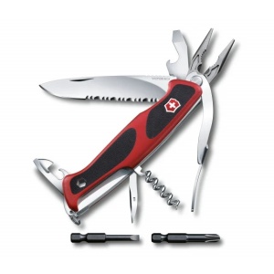 Briceag Victorinox Ranger 174 W Grip, 130 mm, rosu/negru 0.9728.WC