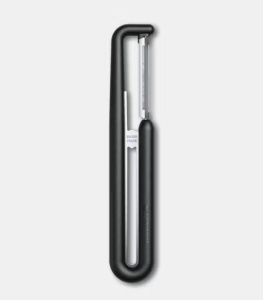 Curatator Victorinox Nova I Peeler, lama dubla dreapta, Black 6.0972.3 - Img 2