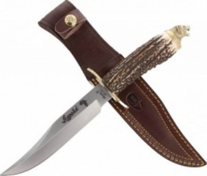 Cutit Muela LEOPARD-16BF,maner corn de cerb, lama 16cm - Img 2