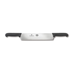 Cutit pentru feliat branza Victorinox Cheese Knife, lama 30cm, Black 6.1203.36