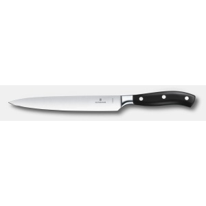 Cutit pentru friptura Victorinox Grand Maitre Forged Carving Knife, lama 20cm, Black 7.7203.20G