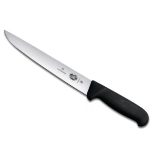 Cutit pentru injunghiat Victorinox Sticking Knife, lama 20cm, Black 5.5503.20B Blister