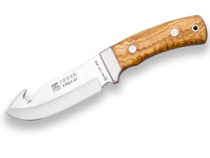 Cutit pentru jupuit Joker Oso D, maner lemn maslin, lama 12cm CO55 - Img 1