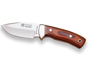 Cutit pentru jupuit Joker Pecari, maner lemn stamina, lama full tang 8.5cm CR20 - Img 1