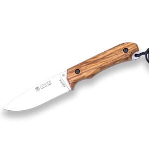 Cutit pentru Outdoor Joker Aguila, maner lemn maslin, lama full tang 10.5cm CO104
