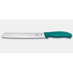 Cutit pentru paine Victorinox Bread knife, 21cm, Green 6.8634.21C1B