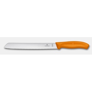 Cutit pentru paine Victorinox Classic Bread knife, 21cm, Orange 6.8636.21L9B