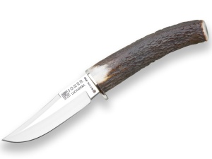 Cutit pentru vanatoare Joker Luchadera, maner corn cerb, lama 10cm CC70 - Img 1