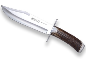 Cutit Vanatoare Joker Bowie, maner corn cerb, lama 20cm CC100 - Img 1