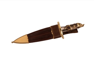 Cutit Vanatoare Muela COV-C,maner corn de cerb, lama 24.5 cm - Img 2