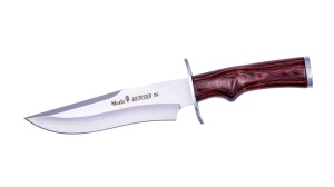 Cutit Vanatoare Muela HUNTER-17R,maner lemn presat trandafir, lama 17.3 cm - Img 1