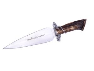 Cutit Vanatoare Muela MASTIN, maner corn de cerb lama 24.5 cm - Img 1