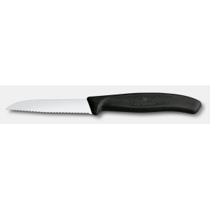 Cutit Victorinox Swiss Classic pentru decojit, lama 80mm, Black 6.7433