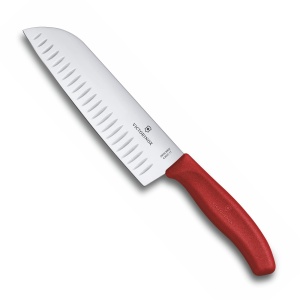 Cutit Victorinox Swiss Classic Santoku, lama 17cm, Red 6.8521.17B - Img 1