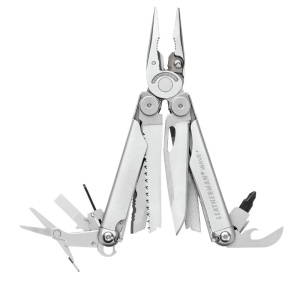 Multifunctional Leatherman Wave Plus, 18 instrumente, Argintiu 832524