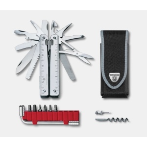 Multifunctional Victorinox Swiss Tool X, 115 mm, teaca nylon, argintiu 3.0338.NB1 Blister