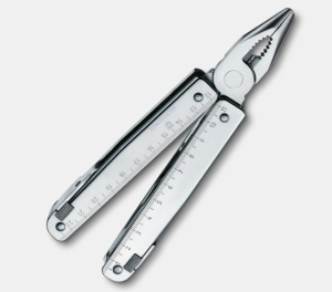 Multifunctional Victorinox Swiss Tool X, 115 mm, teaca piele, argintiu 3.0338.L - Img 4