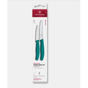 Set cutite curatat Victorinox Swiss Classic Paring Set, 2 piese, Green 6.7114.2C1
