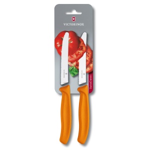 Set cutite curatat Victorinox Swiss Classic Paring Set, 2 piese, Orange 6.7836.L119B - Img 1