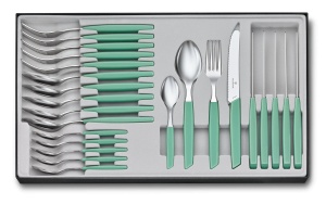 Set cutite Victorinox Swiss Modern Tabke Set, 24 piese, Mint 6.9096.11W41.24 - Img 1
