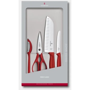 Set Victorinox pentru Bucatarie Swiss Classic Kitchen Set, 4 piese, red 6.7131.4G
