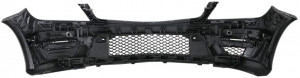 Ansamblu Bara Fata compatibil cu MERCEDES C-Class W204 Facelift 2012-2014 C63 Design cu Faruri DECTANE DRL Negru - Img 4