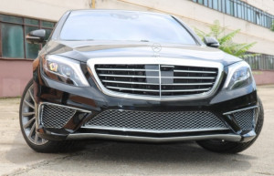 Ansamblu de Grile Bara Fata compatibil cu Mercedes S-Class W222 2013-2017 S63 Design Crome - Img 8