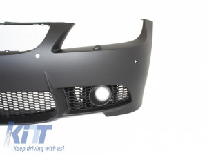Bara Fata compatibil cu BMW Seria 3 E90 E91 2008-2011 M3 Design cu senzori de paracare, Fara Proiectoare - Img 2