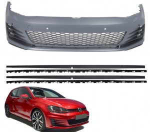 Bara Fata compatibil cu VW Golf VII Golf 7 2013-> GTI Look cu Praguri Laterale