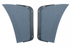 Bara Fata cu Difuzor Bara Spate Evacuare Dubla si Tobe Ornament compatibil cu Mercedes C-Class C205 2014-2019 Fara Grila Centrala - Img 3
