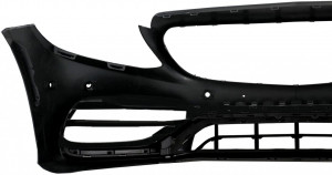 Bara Fata cu Difuzor Evacuare Dubla si Tobe Ornament compatibil cu Mercedes C-Class A205 2014-2019 C63 Design - Img 3