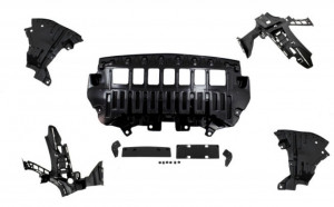 Bara Fata cu Grila Cemtrala Crom compatibil cu MERCEDES S-Class W222 Facelift 2014-2017 S63 Design - Img 6