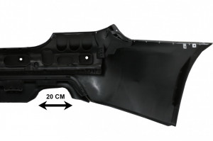Bara spate compatibil cu BMW Seria 5 E60 2003-2007 M-Technik Design cu PDC 24mm - Img 6