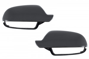 Capace oglinzi compatibil cu AUDI A4 B8 Facelift 2012-2015 Carbon Real