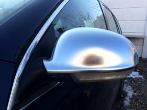 Capace Oglinzi compatibil cu VW Golf V 2003-2007 Brushed Aluminum Desgin - Img 2