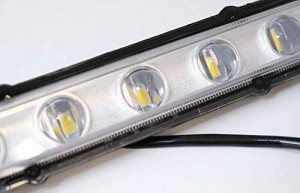 Carcasa faruri cu Lumini de zi dedicate LED DRL compatibil cu Mercedes G-class W463 1989-2012 G65 Design Chrome - Img 5