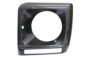 Carcasa faruri Fibra de Carbon compatibil cu Mercedes G-class W463 1989-2018 G65 Design - Img 2