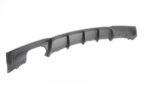 Difuzor Bara Evacuare Dubla Spate compatibil cu BMW Seria 3 2011-> F30 F31 M Performance Sport Design cu Prelungire Bara Fata - Img 3