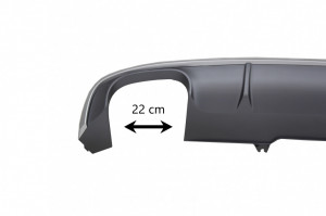 Difuzor Bara Spate compatibil cu AUDI A4 B9 8W 2016-2018 Sedan/Avant S4 Design for S Line - Img 8